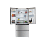 Réfrigérateur américain à double porte et congélateur supérieur – Réfrigérateur French Door sans givre de 628 L avec distributeur d'eau et ions d'argent antibactériens