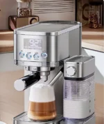 Machine à espresso automatique Cafelffe 20 bars – Mousseur à lait, machine à cappuccino et latte, design en acier inoxydable – Image 4