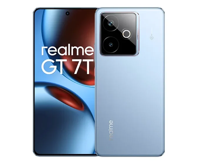 S807d6ad5d0ce4b5bbf3145e8e2bcfbe8h.webp Realme GT 7T 5G Smartphone – MediaTek 8400-MAX, 7000mAh, 120W Ultra Charge, 120Hz Display - Image 1