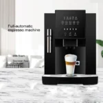 19 Bar volautomatische espressomachine – ingebouwde molen, melkopschuimer en heetwaterdispenser (1200 W) - Afbeelding 3